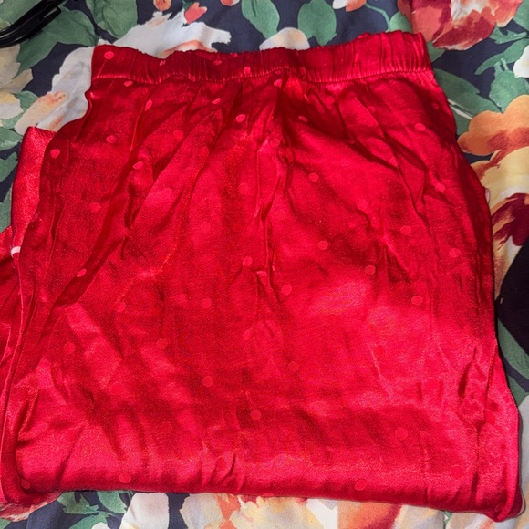 Victoria's Secret Red Satin Pajama Pants - Picture 5 of 7